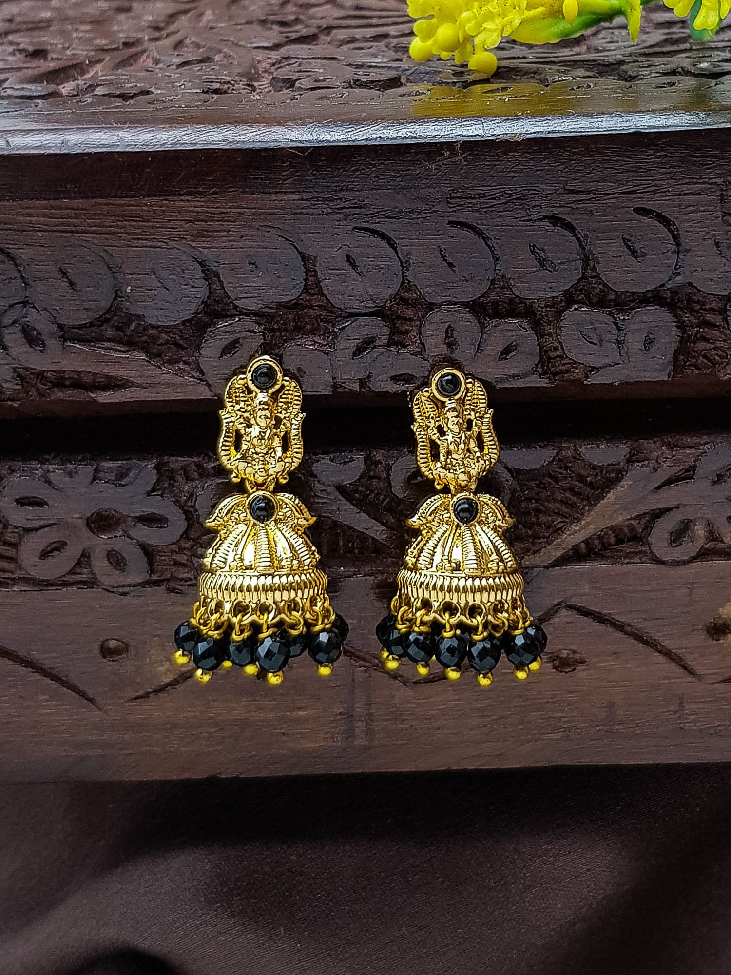 Premium gold plated Antique Jhumki / Earring