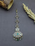 White Gold Plated Premium CZ Tikka