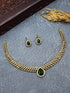 Premium Gold Plated CZ Neklace Set