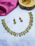 Premium Gold Plated real kemp Neklace Set