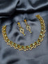 Premium Gold Plated CZ Neklace Set