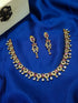 Premium Gold Plated CZ Neklace Set