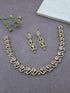 Premium Gold Plated CZ Necklace Set