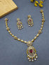 Premium Gold Plated CZ Neklace Set