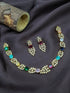 Premium Gold Plated CZ Neklace Set