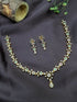 Premium Gold Plated Short CZ Necklace Set
