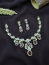 Premium Gold Plated Short CZ Necklace Set
