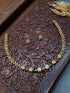 Premium Gold Plated Short CZ Necklace Set