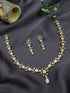 Premium Gold Plated Short CZ Necklace Set