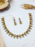 Premium Gold Plated Short CZ Necklace Set