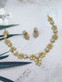 Premium Gold Plated Short CZ Necklace Set
