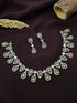 Premium Gold Plated Short CZ Necklace Set