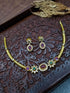 Premium Gold Plated CZ Neklace Set