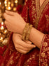 GRIIHAM Set of 2 Gold-Plated Antique Pearls Bangles