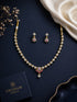 Premium CZ Short necklace Set in with red green stones