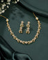 Premium White Stone CZ Necklace Set