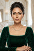 Premium White Stone CZ Necklace Set