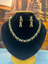 Premium White Stone CZ Necklace Set