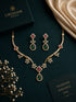 Premium Multicolour CZ Necklace Set pipe type