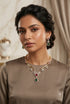 Premium Multicolour CZ Necklace Set pipe type