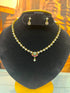 Premium CZ Short necklace Set in with red stones
