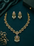 premium CZ Medium necklace set with pink stones