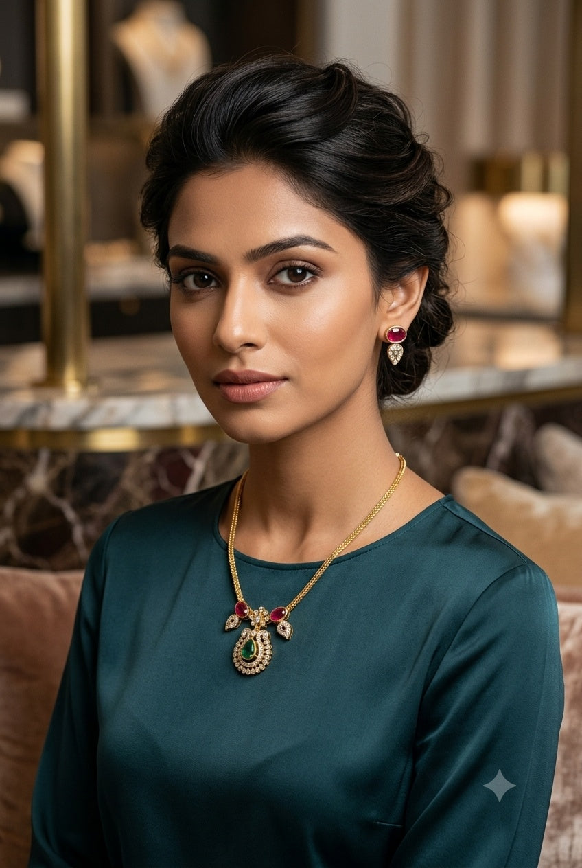 Simple CZ Necklace