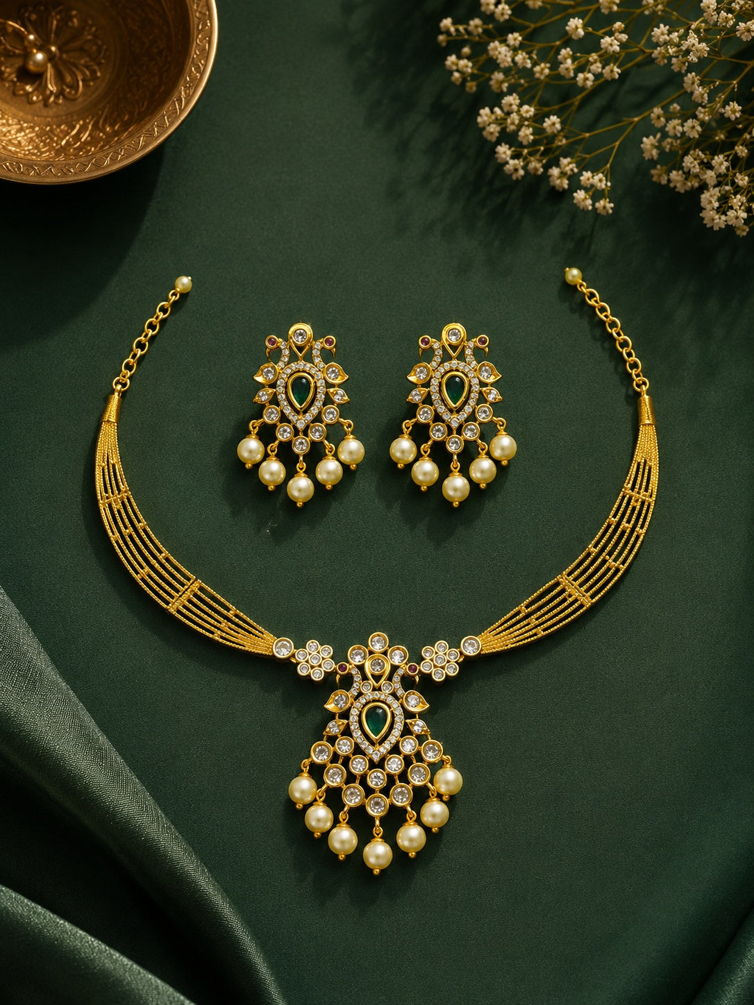 AD Short Necklace set