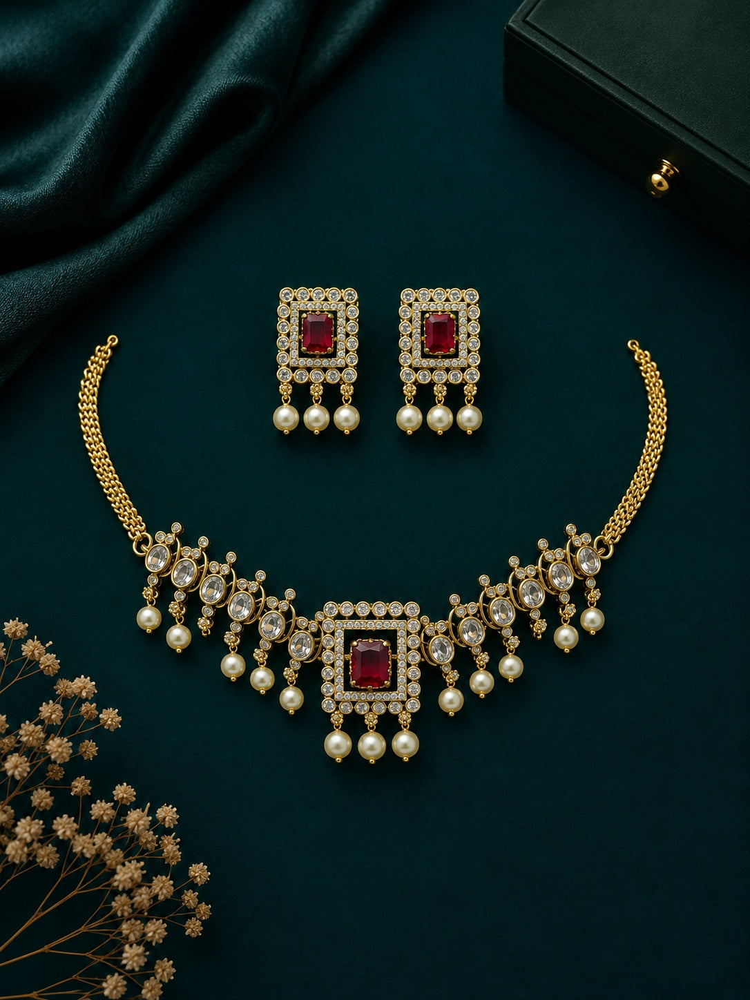 Premium Interchangeable Short Necklace Set