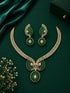 Hasli Pattern CZ Exclusive Necklace Set