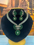 Hasli Pattern CZ Exclusive Necklace Set