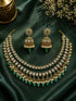 2 layer Victorian Polish Mossannite Necklace Set