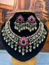 Victorian Mossannite Necklace Set Bridal Fir