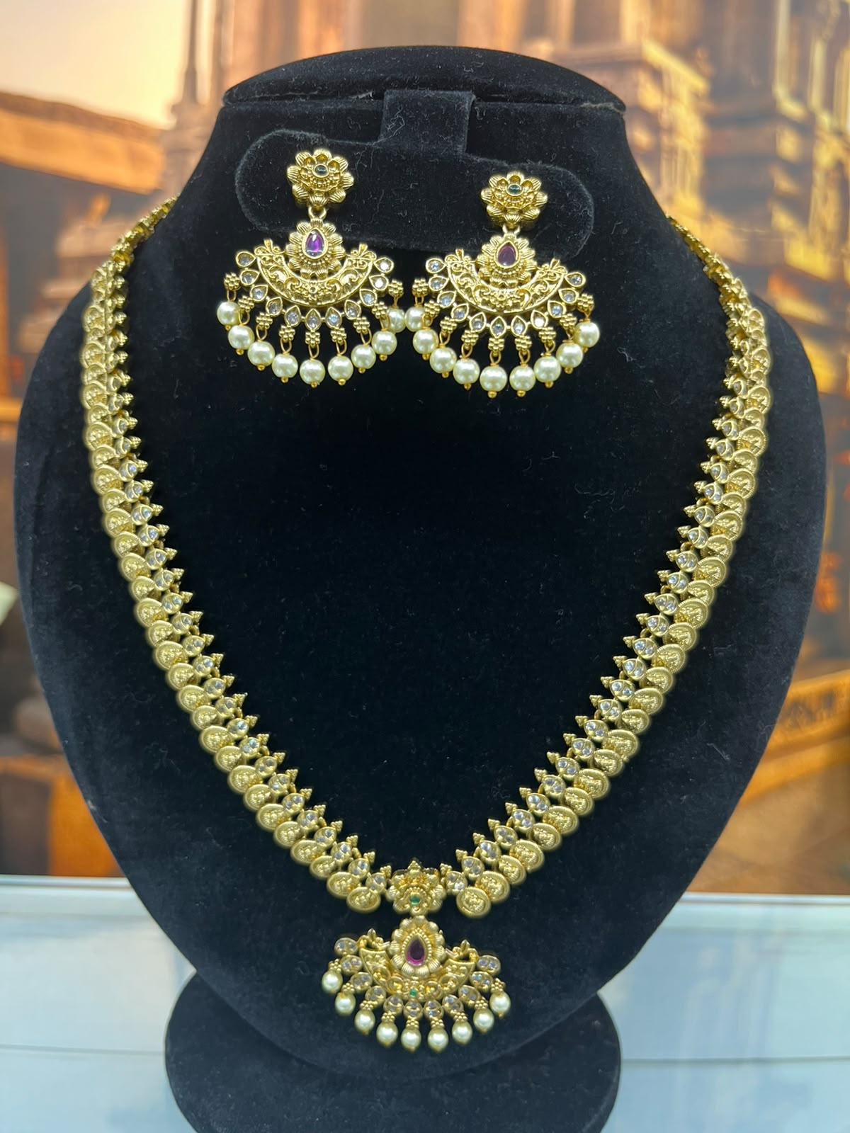 Antique Kasu Combo Necklace Set