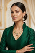 Simple Mosannite Short Necklace Set