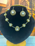 Simple Mosannite Short Necklace Set