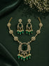Simple Mossannite Short Necklace Set