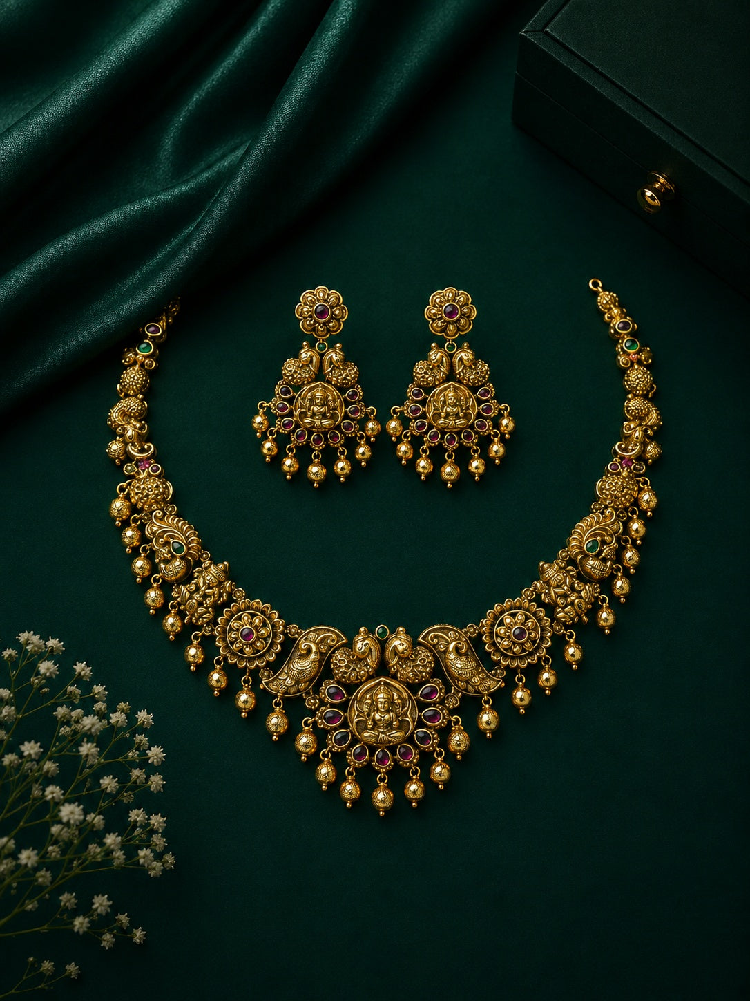 Temple Short necklace Set