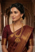 Temple Medium necklace Set with AD Stones