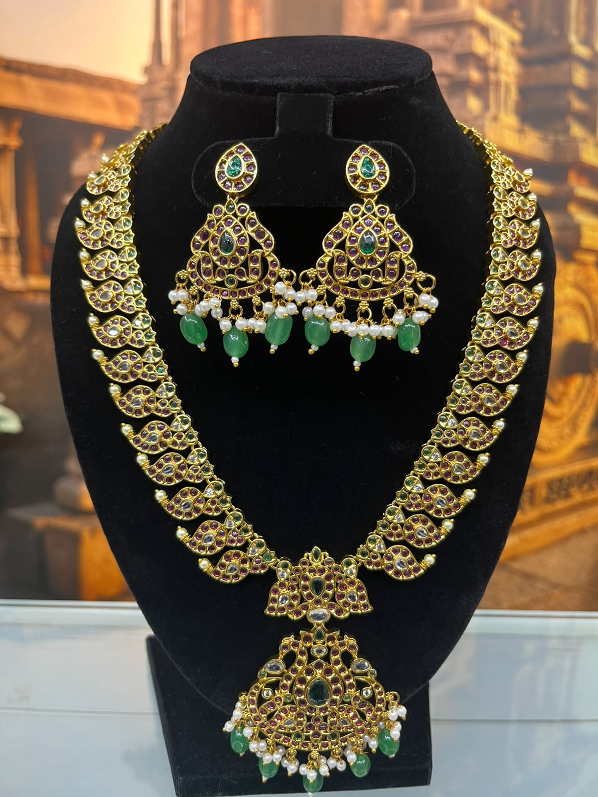 Kundan Jadau Long Necklace Set