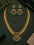 Kundan Jadau Long Necklace Set with Kasu Design