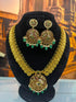 Kundan Jadau Long Necklace Set with Kasu Design