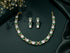Gold Plated Short Mossanite Necklace Set
