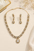 Mehendi Gold Plated CZ Necklace Set