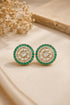 Gold Plated Mozaannite Earrings