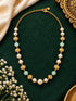 Swarovski Pearls with Gundu and Natural Stones in a Micro gold plated Chain