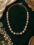 Swarovski Pearls with Gundu and Natural Stones in a Micro gold plated Chain
