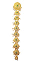 Gold Plated Hair Jada/Amboda/Hair Pin Half choti/jade bille  0825
