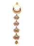 Gold Plated Hair Jada/Amboda/Hair Pin/Jade bille  0825