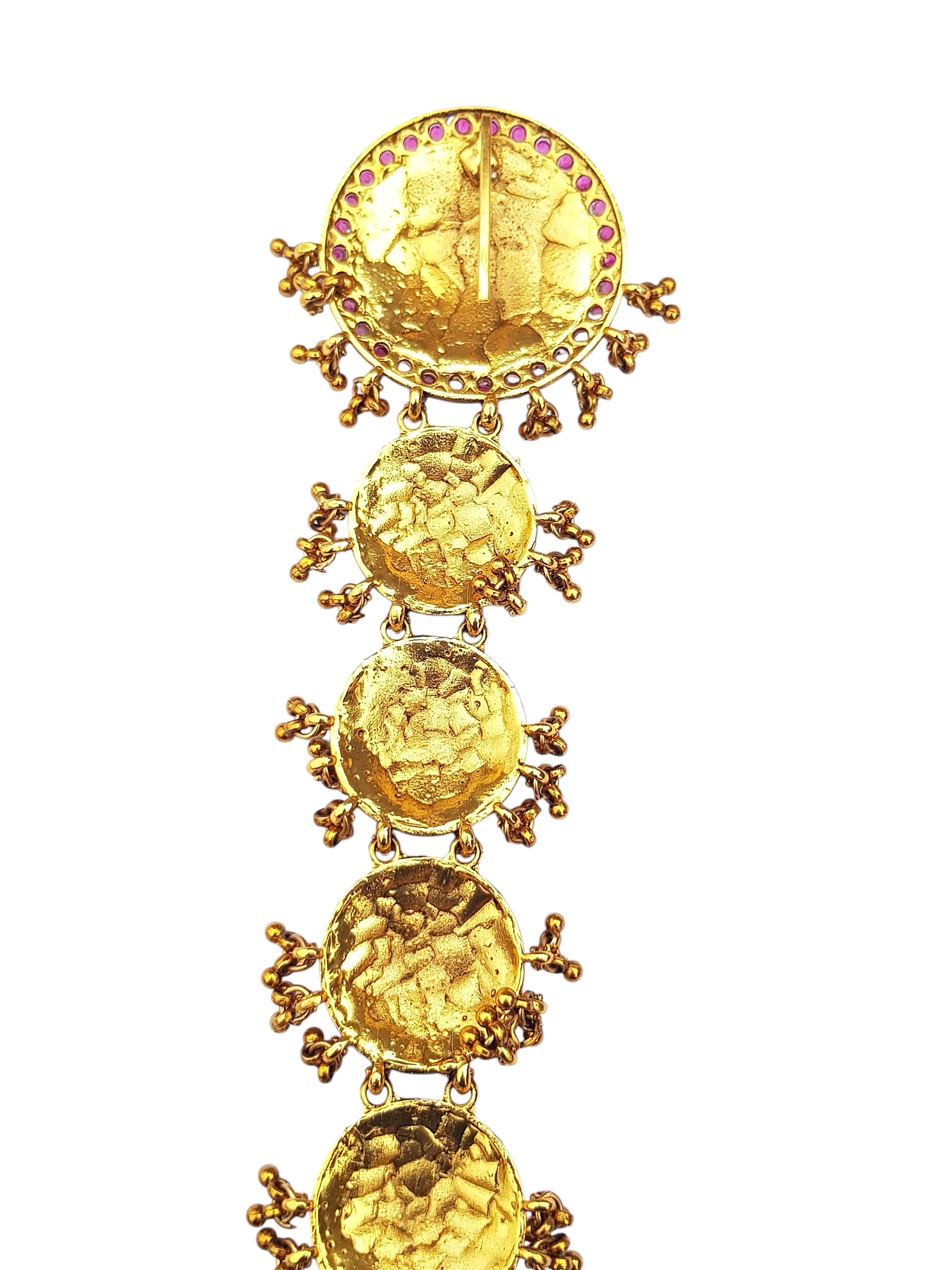 Gold Plated Hair Jada/Amboda/Hair Pin/Jada Bille  0825
